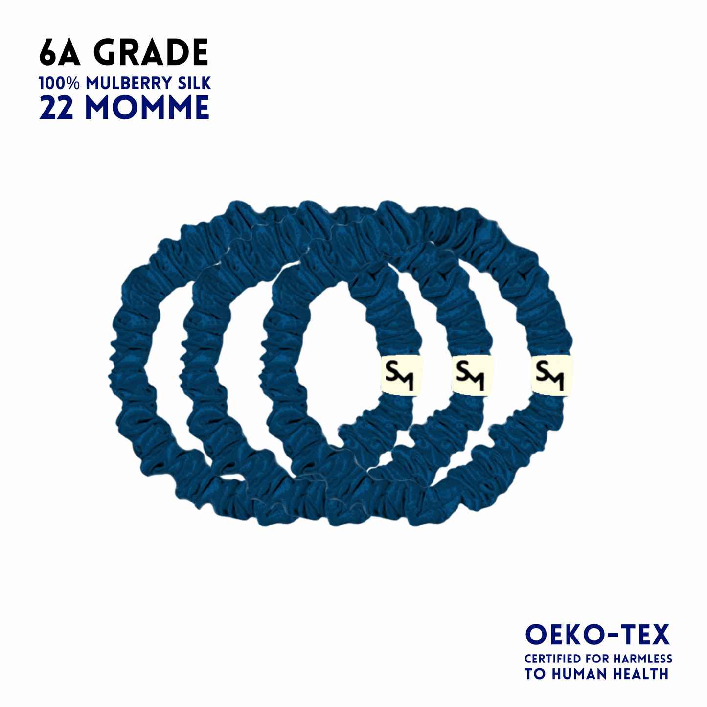 Slim Scrunchie - Set of 3 - SilkMe