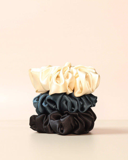 Fluffy Scrunchie - Set of 3 - SilkMe
