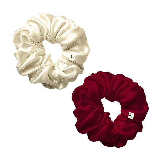 Fluffy Scrunchie - Set of 2 - SilkMe