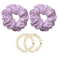 Dreamy Double I - 2 Fluffy and 2 Slim Scrunchies